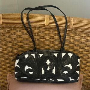 Elegant Black and White Women's Bag